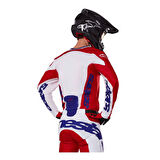 Alpinestars Racer Veil Kros Motosiklet Jerseyi Kırmızı  Beyaz  Mavi