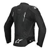Alpinestars Stella Dusk Deri Kadın Motosiklet Montu Siyah  Beyaz