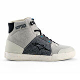 Alpinestars Circal Korumalı Motosiklet Botu Gri  Siyah  Mavi