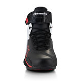Alpinestars Faster-4 Korumalı Motosiklet Botu Siyah  Beyaz  Kırmızı