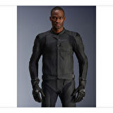 Alpinestars Dusk Airflow Korumalı Deri Motosiklet Montu Siyah  Siyah