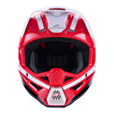 Alpinestars SM3 Heath Off-Road Kaskı Kırmızı  Siyah