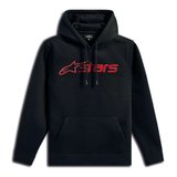 Alpinestars Blaze Hoodie Kapüşonlu Sweatshirt Siyah  Kırmızı