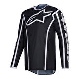 Alpinestars Fluid Apex Off-Road Motosiklet Jerseyi Siyah  Gri
