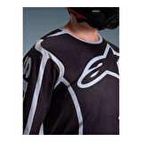 Alpinestars Fluid Apex Off-Road Motosiklet Jerseyi Siyah  Gri