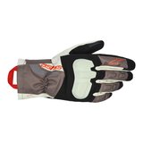 Alpinestars XT-3 DS Korumalı Motosiklet Eldiveni Kahverengi  Siyah