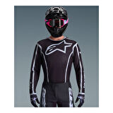 Alpinestars Fluid Apex Off-Road Motosiklet Jerseyi Siyah  Gri