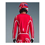Alpinestars Fluid Apex Off-Road Motosiklet Jerseyi Kırmızı  Beyaz