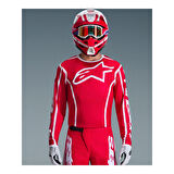 Alpinestars Fluid Apex Off-Road Motosiklet Jerseyi Kırmızı  Beyaz