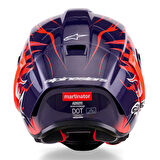 Alpinestars Supertech R10 Carbon Flyte Spor Motosiklet Kaskı Kırmızı  Siyah