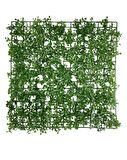Yapay Çiçek Duvar Kaplama Panel Şimşir Tabaka 50*50cm Dik Duvar Uygulama