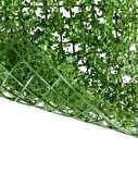 Yapay Çiçek Duvar Kaplama Panel Şimşir Tabaka 50*50cm Dik Duvar Uygulama