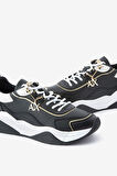 Kadın Armani Exchange Kalın Tabanlı Sneaker Ayakkabı - Siyah | 37,5