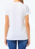 Lıu Jo Yuvarlak Yaka Beyaz Kadın T-Shirt UF5266