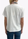 Lıu Jo V Yaka Beyaz Kadın T-Shirt WA6189J6308P9373