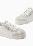Armani Exchange Beyaz - Siyah Kadın Sneaker XDX181