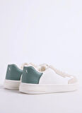 Armani Exchange Beyaz - Yeşil Kadın Sneaker XDX181