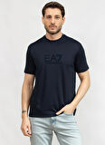 EA7 Bisiklet Yaka Siyah Erkek T-Shirt TRAIN LUX TEE