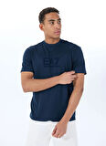 EA7 Bisiklet Yaka Lacivert Erkek T-Shirt TRAIN LUX TEE