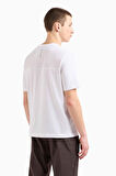 Erkek Ea7 Bisiklet Yaka T-Shirt - Beyaz | L
