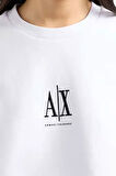 Kadın Bisiklet Yaka Sweatshirt - Beyaz | XL
