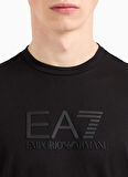 EA7 Bisiklet Yaka Siyah Erkek T-Shirt TRAIN VISIBILITY M TEE