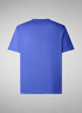 Save The Duck Bisiklet Yaka Düz Mavi Erkek T-Shirt DT1194MMESY1990062 BRAM MAVİ
