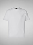 Save The Duck Bisiklet Yaka Düz Beyaz Erkek T-Shirt DT1194MMESY1900002 BRAM BEYAZ