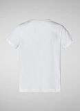 Save The Duck Baskılı Beyaz Erkek Çocuk T-Shirt ASA
