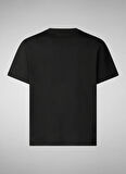 Save The Duck Baskılı Siyah Erkek Çocuk T-Shirt ASHWINE