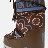 Kadın Bot (Kar) 80D1402940-MH07 Moon Boot Icon Flower Brown/Elephant Grey
