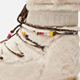 Kadın Bot (Kar) 80D1409470-L002 Moon Boot Icon Low Faux Fur Beads Cream