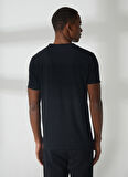 Replay Bisiklet Yaka Düz Siyah Erkek T-Shirt M648000022662G T-Shirts REGULAR