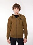 Replay Kapüşon Yaka Haki Erkek Sweatshırt M6528 238 ARMY GREEN