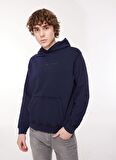 Replay Kapüşon Yaka Lacivert Erkek Sweatshırt M6708 088 DEEP BLUE