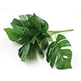 Yapay Çiçek Demet Monstera 35cm 9 Dal Yapay Bitki