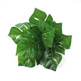 Yapay Çiçek Demet Monstera 35cm 9 Dal Yapay Bitki
