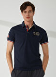 Fred Mello Mavi Erkek Polo T-Shirt FM23S25QCBLUE