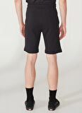 Fred Mello Siyah Erkek Sweat Şort FM23S02EFBLACK
