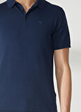 Fred Mello Polo Yaka Slim Fit Mavi Erkek Kazak FM23S07MABLUE