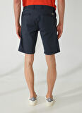 Fred Mello Normal Bel Slim Fit Mavi Erkek Bermuda Şort FMSOHOBLUE