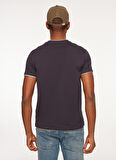 Fred Mello Bisiklet Yaka Lacivert Erkek T-Shirt FM23W07TG