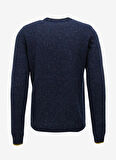 Fred Mello Bisiklet Yaka Slim Fit Lacivert Erkek Kazak FM23W35MG