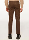 Fred Mello Normal Bel Normal Paça Slim Fit Kahve Erkek Pantolon FM23W20PU