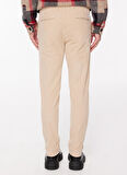 Fred Mello Normal Bel Normal Paça Slim Fit Taş Erkek Pantolon FM23W15PU