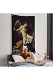 Caravaggio - Aşk Meleği/Tanrısı Victor Duvar Örtüsü - Cupid as Victor-8060