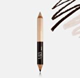 ÇİFT RENKLİ KAŞ KALEMİ  EYEBROWPERFECT PENCIL  MEDIUM  MIA-EP006  8068056933484        