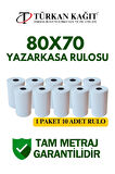 80x70 Termal Rulo - Yazarkasa Adisyon Rulosu 1 Paket 10 Adet