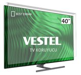 VESTEL 40FD7500 TV EKRAN KORUYUCU - Vestel 40" inç  Ekran Şeffaf Koruma paneli