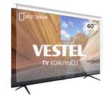 VESTEL 40FD7500 TV EKRAN KORUYUCU - Vestel 40" inç  Ekran Şeffaf Koruma paneli